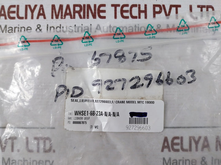 Liebherr 927296603 Valve Cover Gasket Seal For Crane Model Mtc 1900D