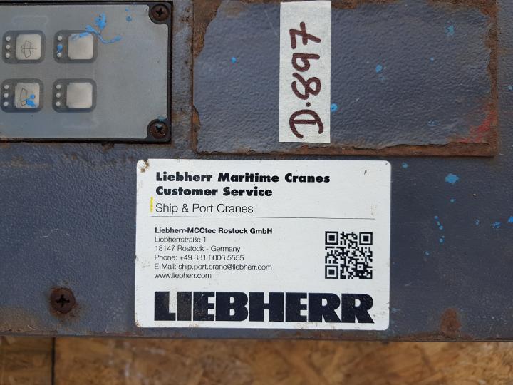 Liebherr Crane Controller Module W/ 10571114 (Joystick), 10446150 Pme1 Monitor 5
