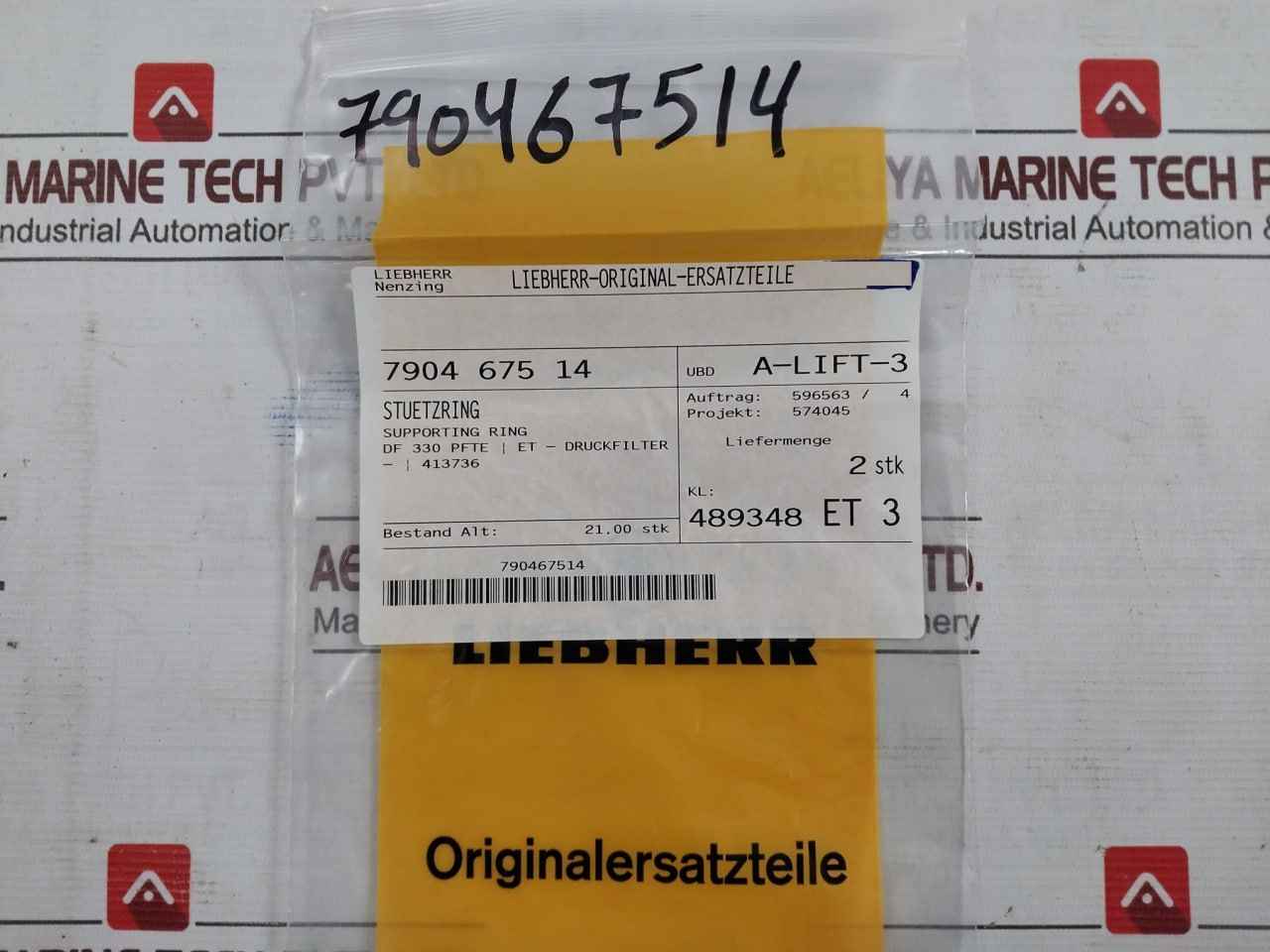 Liebherr Mtc-1900-60D Seal O-ring Kit For Crane Model 6B-23A Iso 3601-1