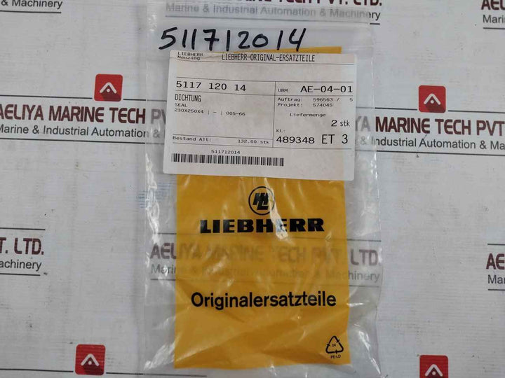 Liebherr Mtc-1900-60D Seal O-ring Kit For Crane Model 6B-23A Iso 3601-1