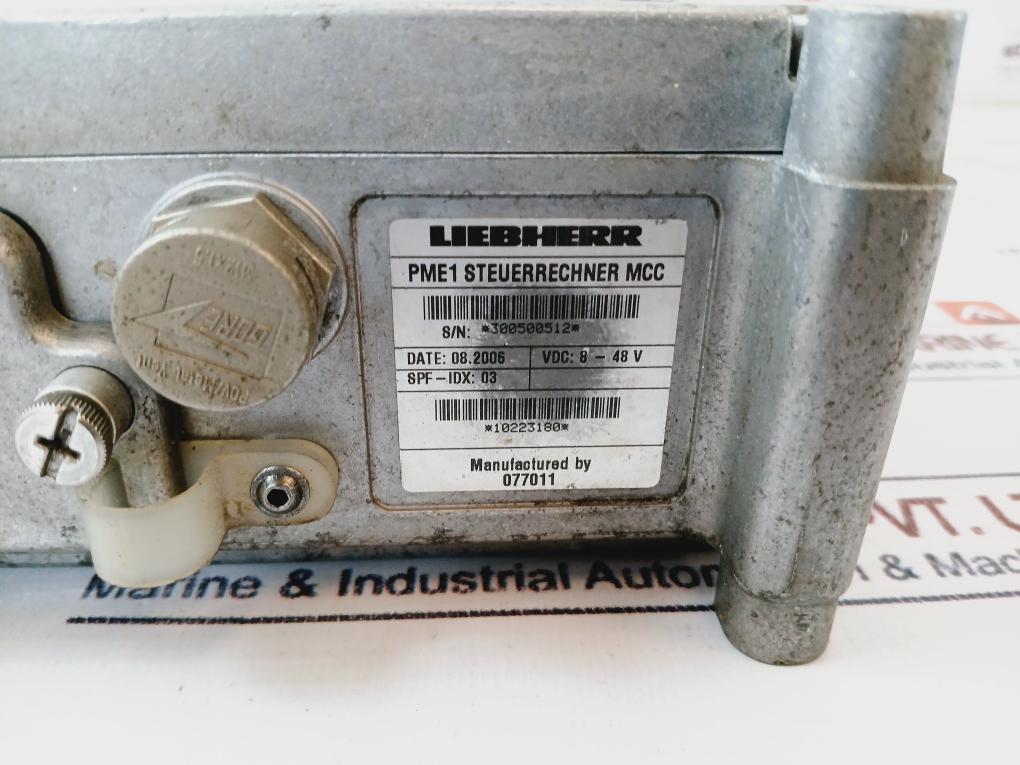 LIEBHERR PME1 STEUERRECHNER MCC CONTROL SYSTEM 10223180 , SPF-IDX: 03 VDC: 8-48V