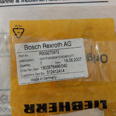 Liebherr R909270972 Sealing Set Cpl, 512412414, 5510106225