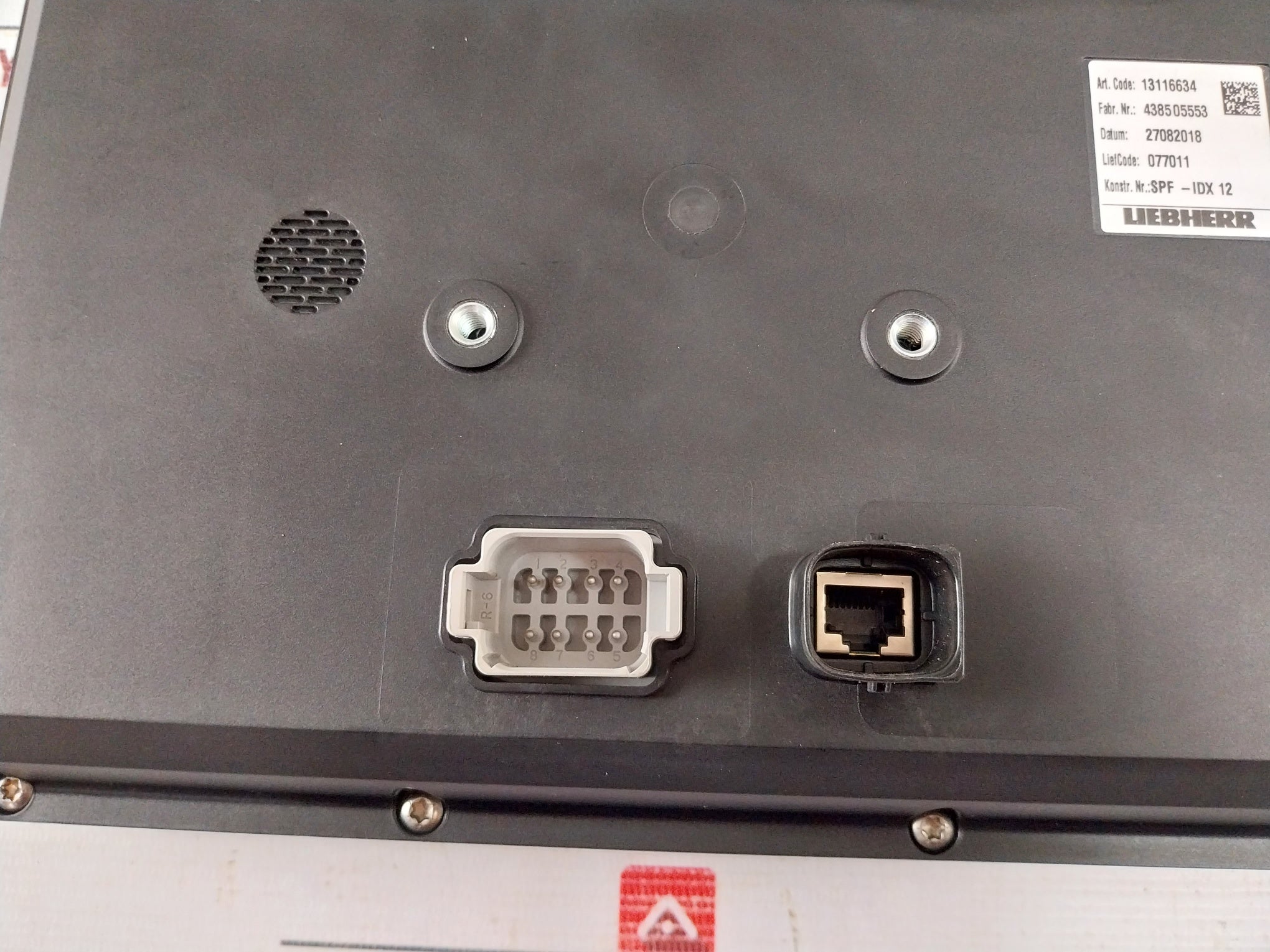 Liebherr Spf-idx 12 Monitor Modification Kit 13116634