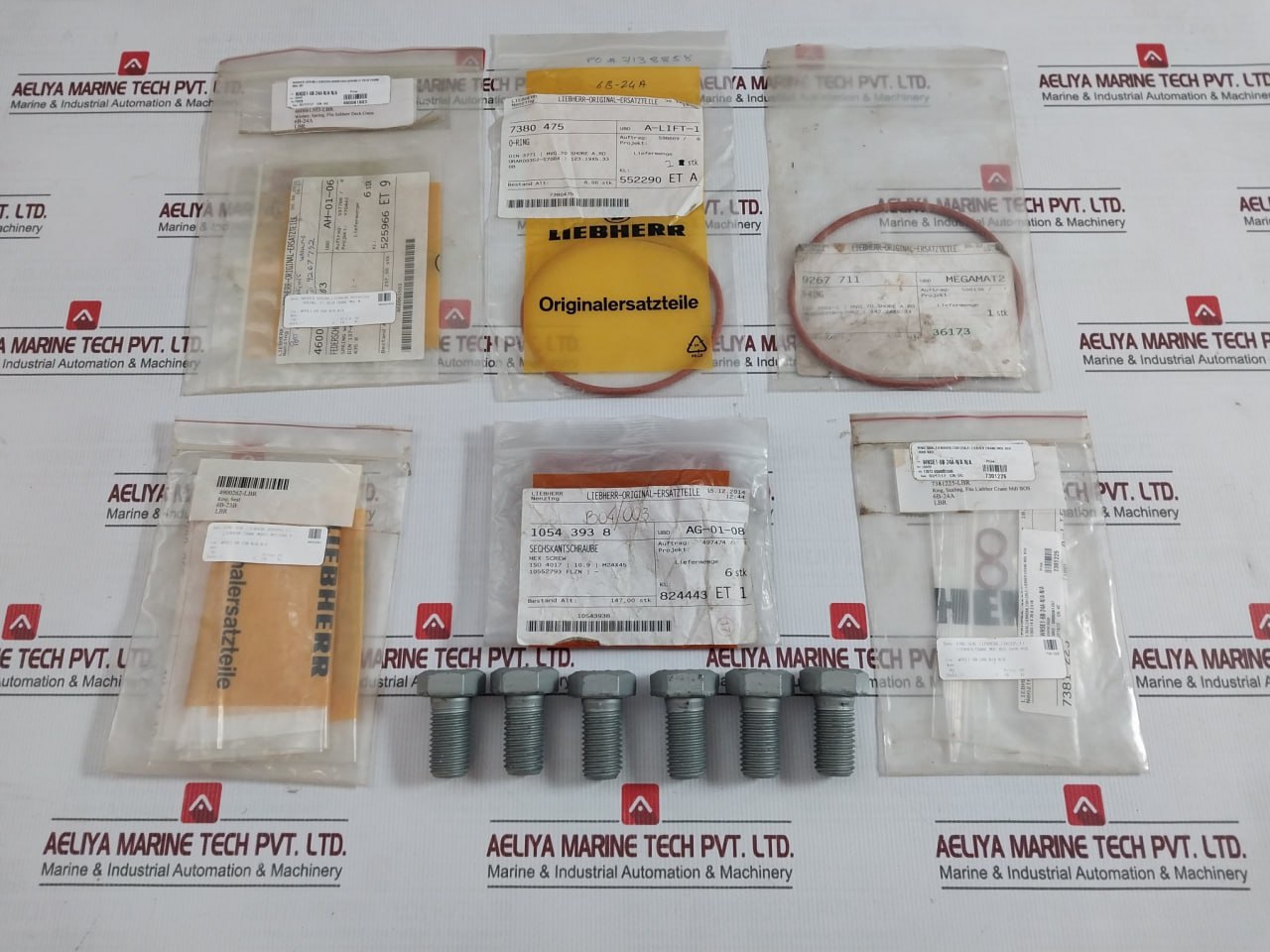 Liebherr 4900262 Hex Screw Seal Ring Kit