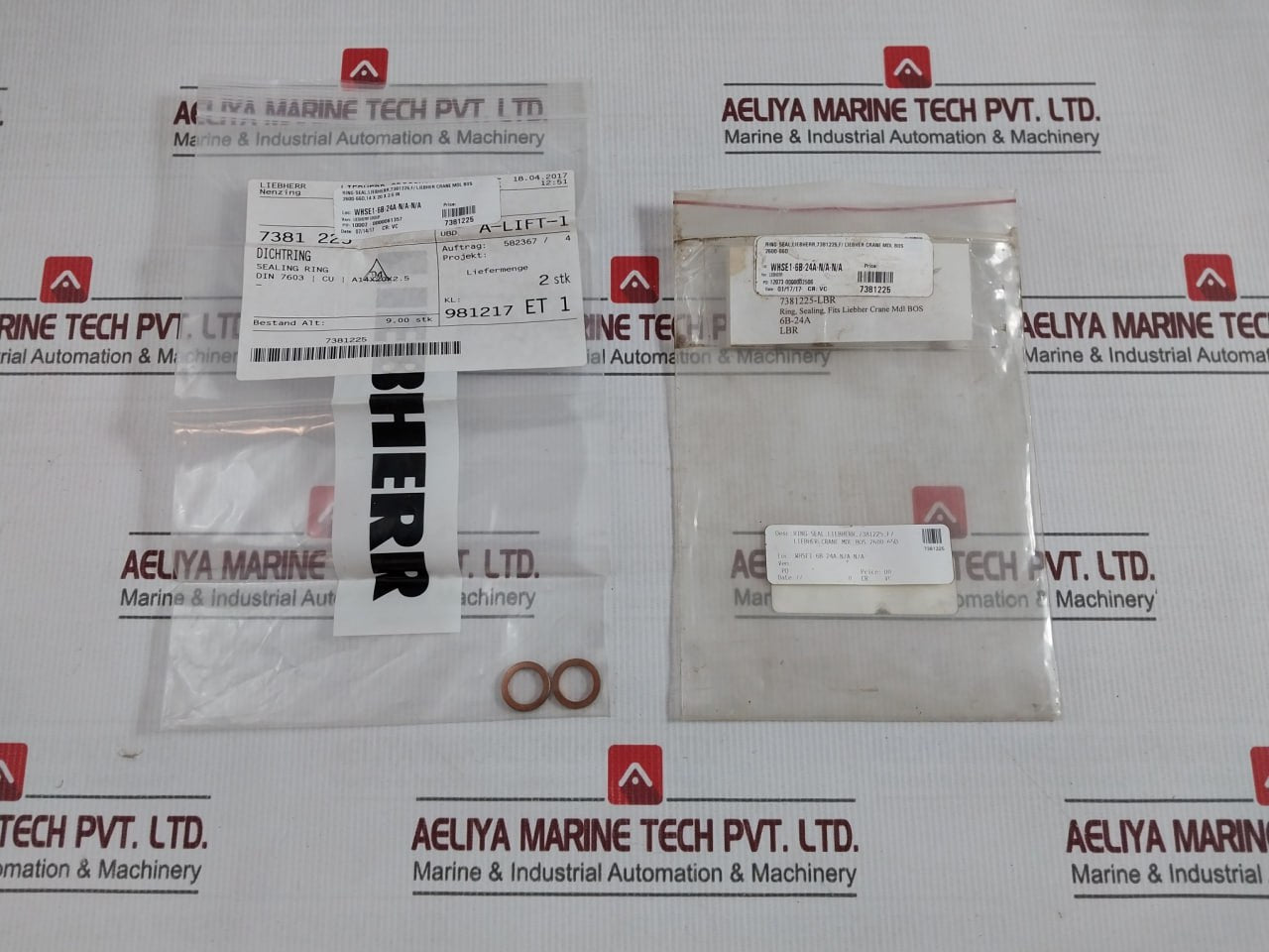 Liebherr 4900262 Hex Screw Seal Ring Kit