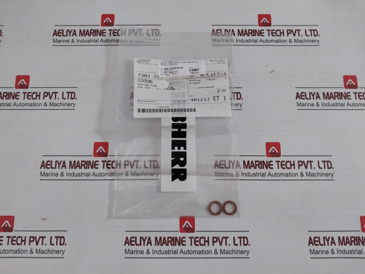 Liebherr 4900262 Hex Screw Seal Ring Kit