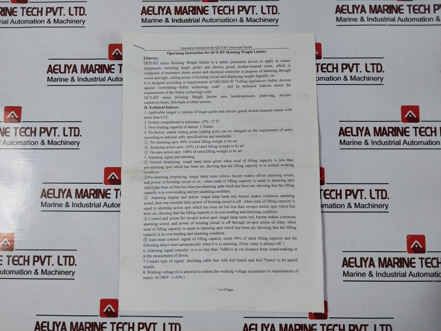 Lifmex Lecb0.5 Ton Electrical Chain Block Without Trolley, 7.2 M/Min, 3 Phase