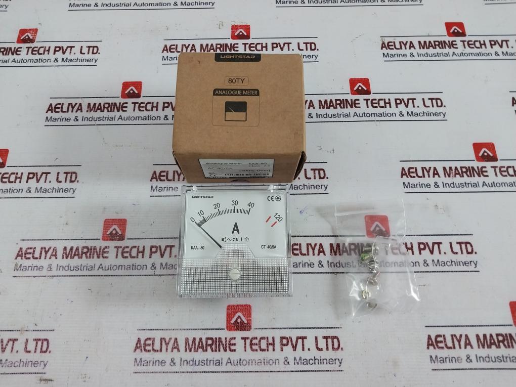 Lightstar Kaa-80 Analogue Ampere Meter 0-40/120 A