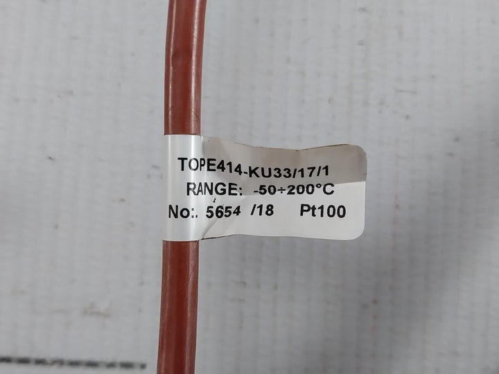 Limatherm Sensor Temperature Sensor Probe 15-meter Tope414-ku33/17/1
