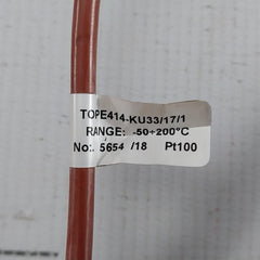Limatherm Sensor Temperature Sensor Probe 15-meter Tope414-ku33/17/1