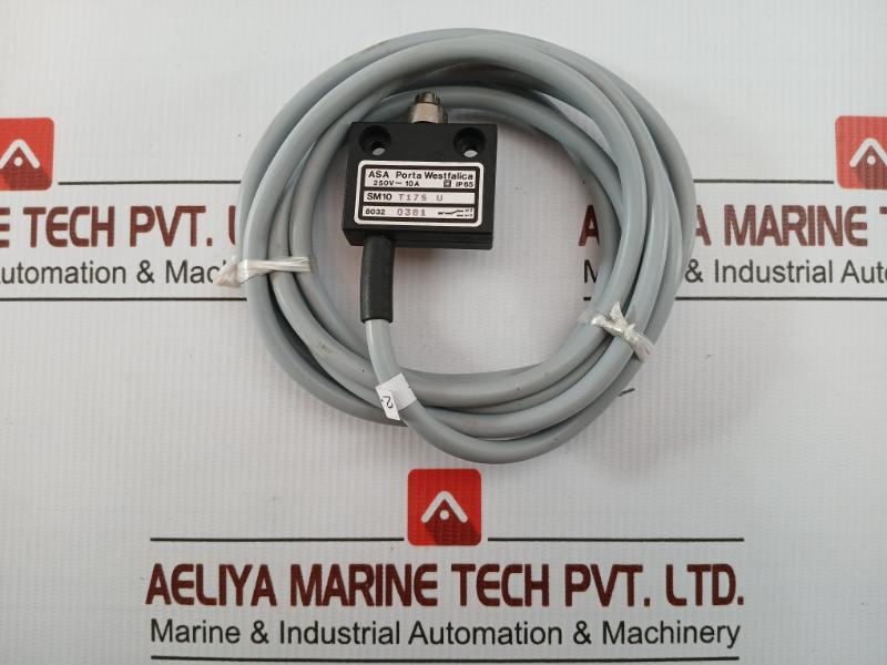Limit Switch With A Grey Cable Sm10 T175 U Asa Schalttechnik