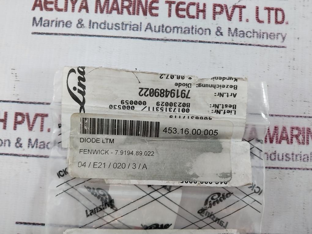 Linde 7919489022 Diode 453.16.00.005