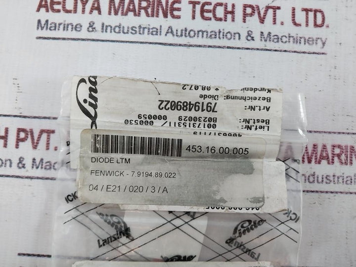 Linde 7919489022 Diode 453.16.00.005