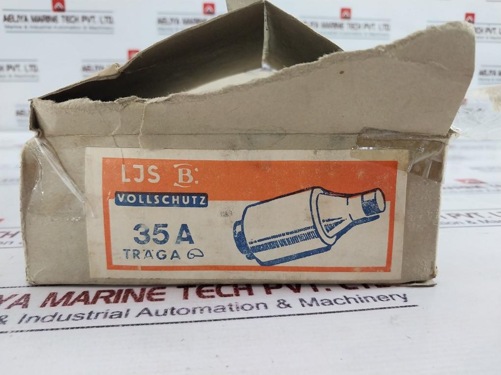 Lot Of 6X Lindner 35A 500V Cartridge Fuse Rated Voltage 500V