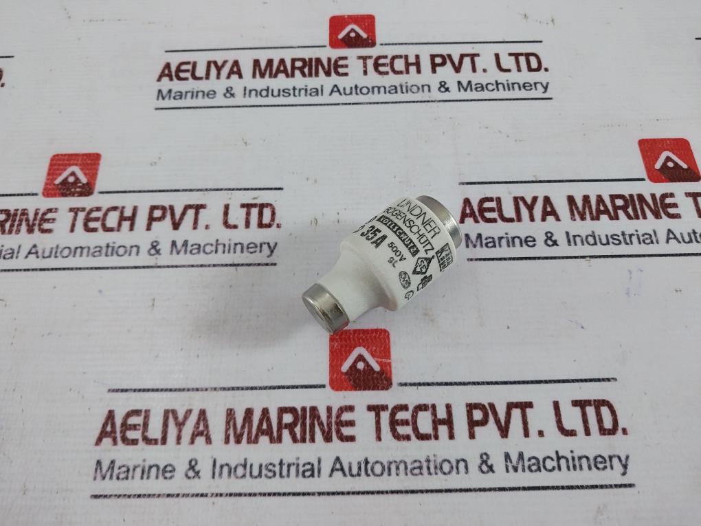 Lot Of 6X Lindner 35A 500V Cartridge Fuse Rated Voltage 500V