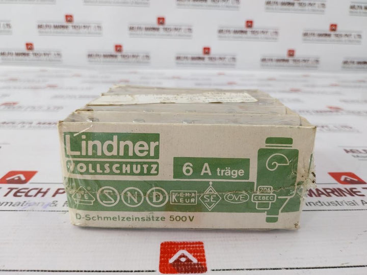 Lindner 6a 500v D-melting Inserts D-schmelzeinsätze