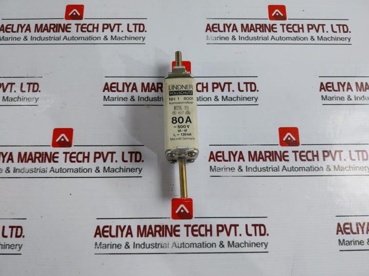 Lindner Nh 1 8001 80a 500v Full Protection Fuse Inser