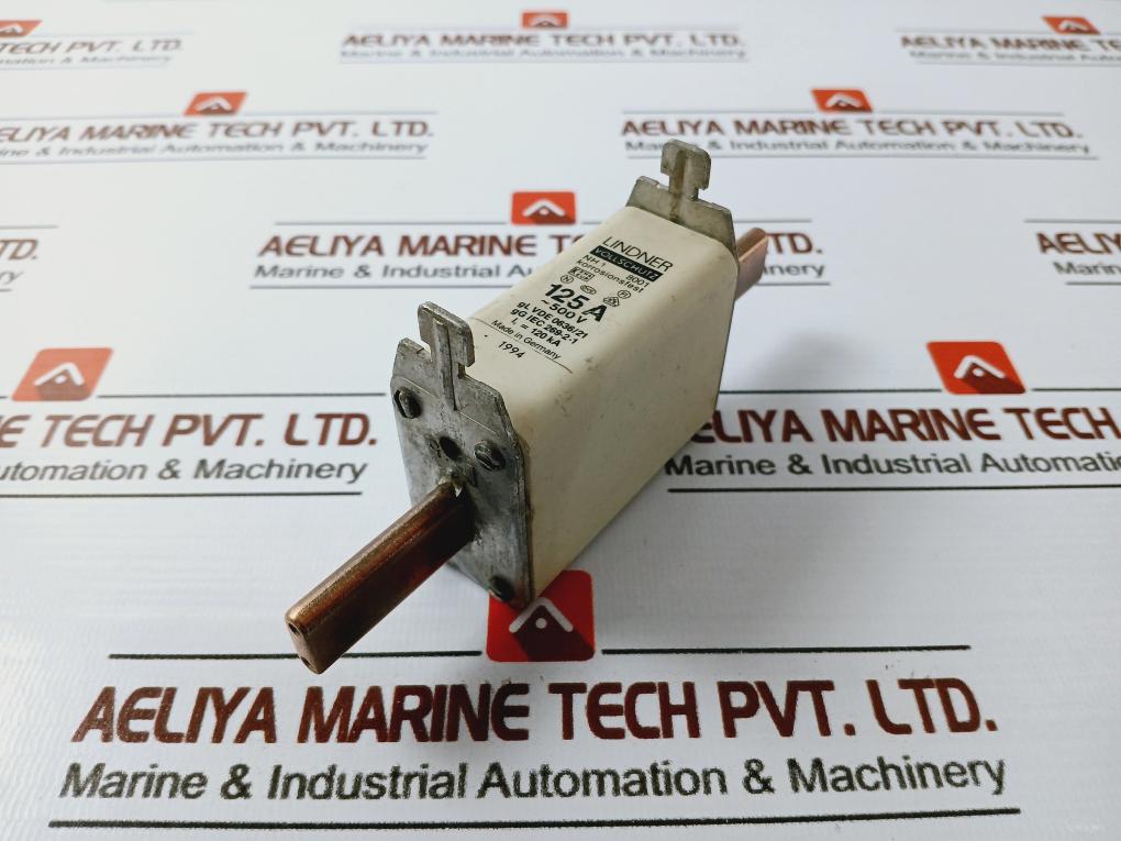 Lindner Nh1 8001 Full Protection Corrosion Resistant Fuse 125A 500V