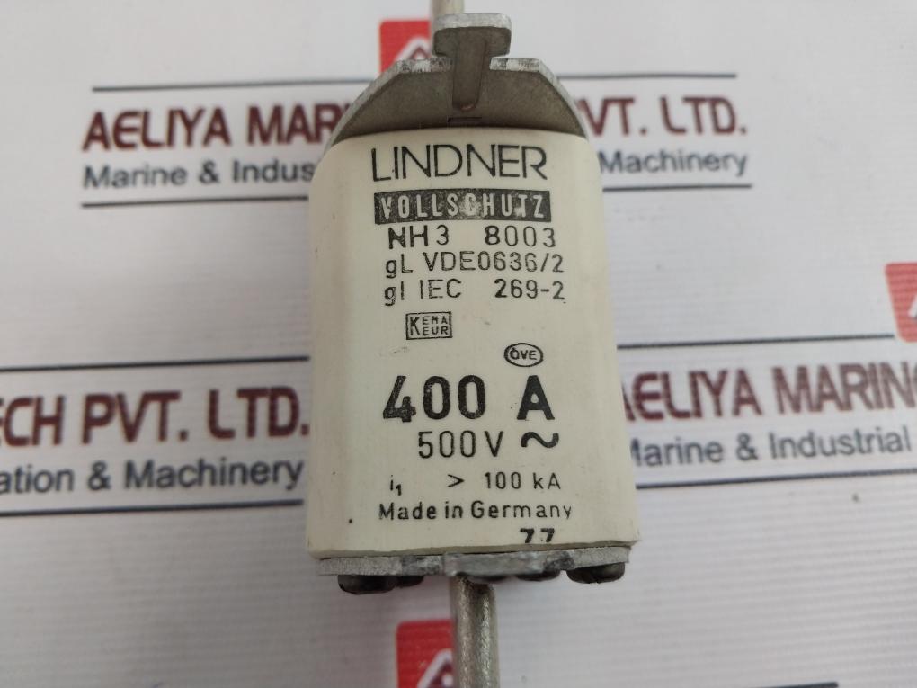 Lindner Nh3 8003 Fuse Link 400A 500V