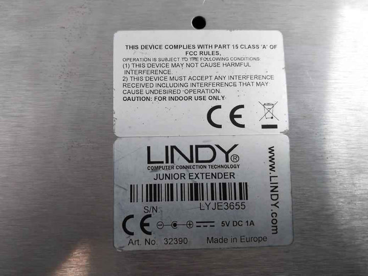 Lindy 32390 Junior Extender Xr Cpu Switch 5V Dc 1A Ver 2.14-a0.2.1