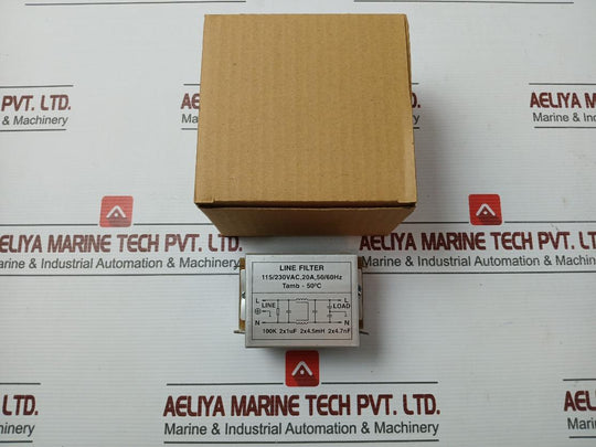 Line Filter 115/230Vac,20A,50/60Hz Tamb - 50?C