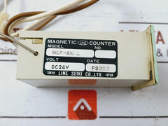 Line Seiki Mcf-4Xul Magnetic Counter Dc24V