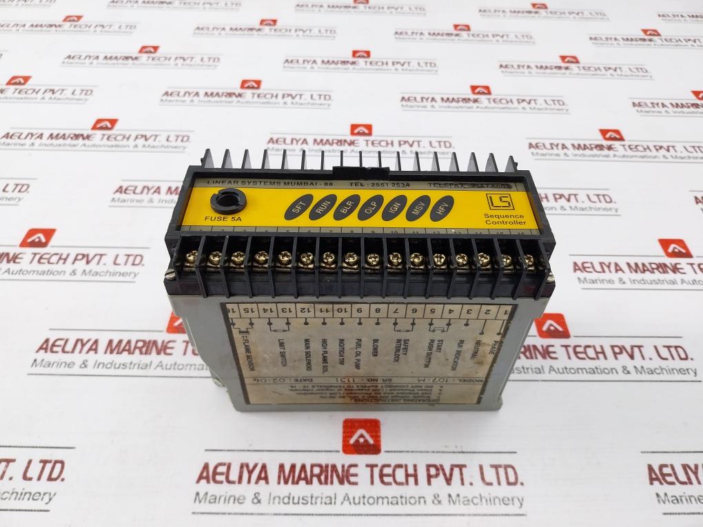 Linear Systems 107-m Burner Sequence Controller 50-60Hz – Aeliya Marine ...