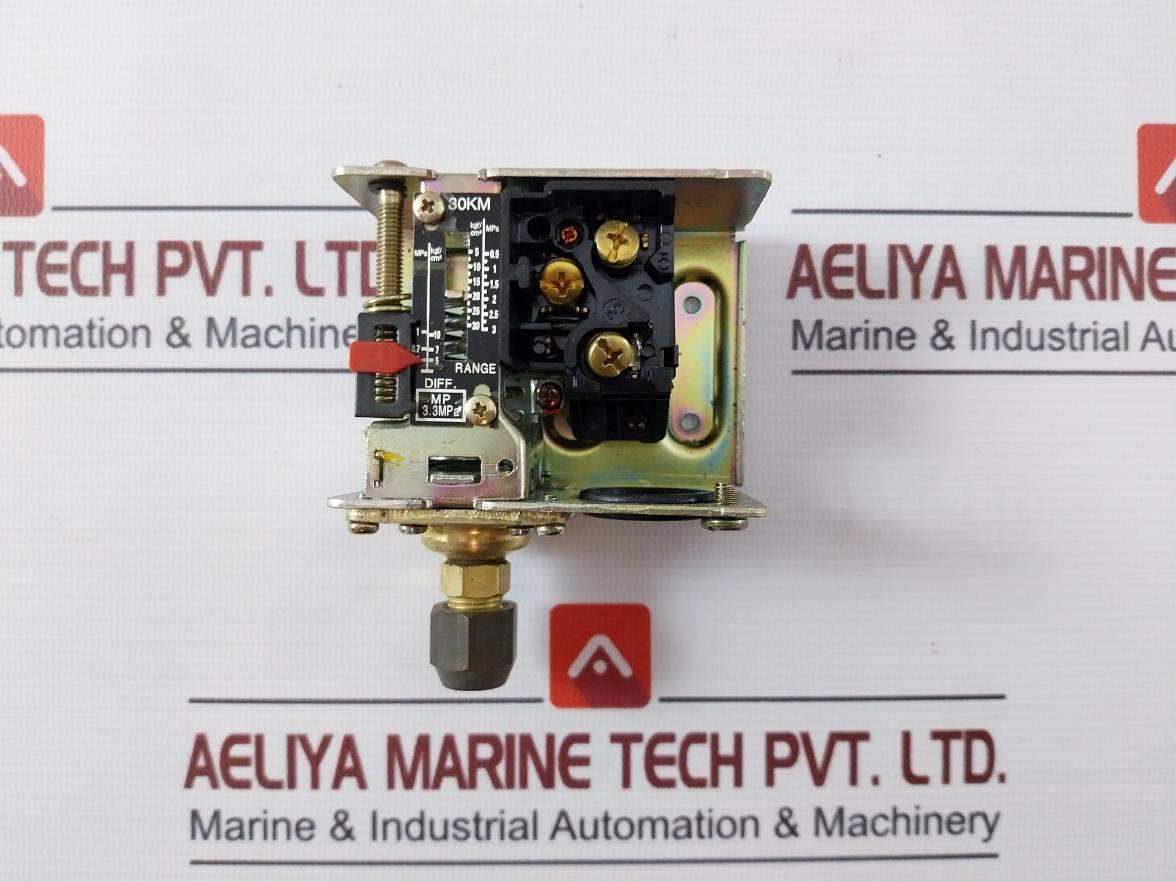 Linero Controls Hs-230 Pressure Control Switch 0.5-3 Mpa Ac 125V/250V 3.3 Mpa