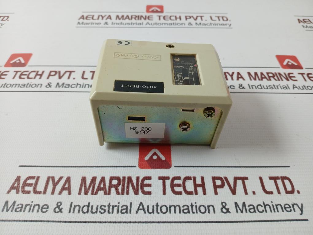 Linero Controls Hs-230 Pressure Controls Switch 5-30 Kgf/Cm2 Ac 125V/250V