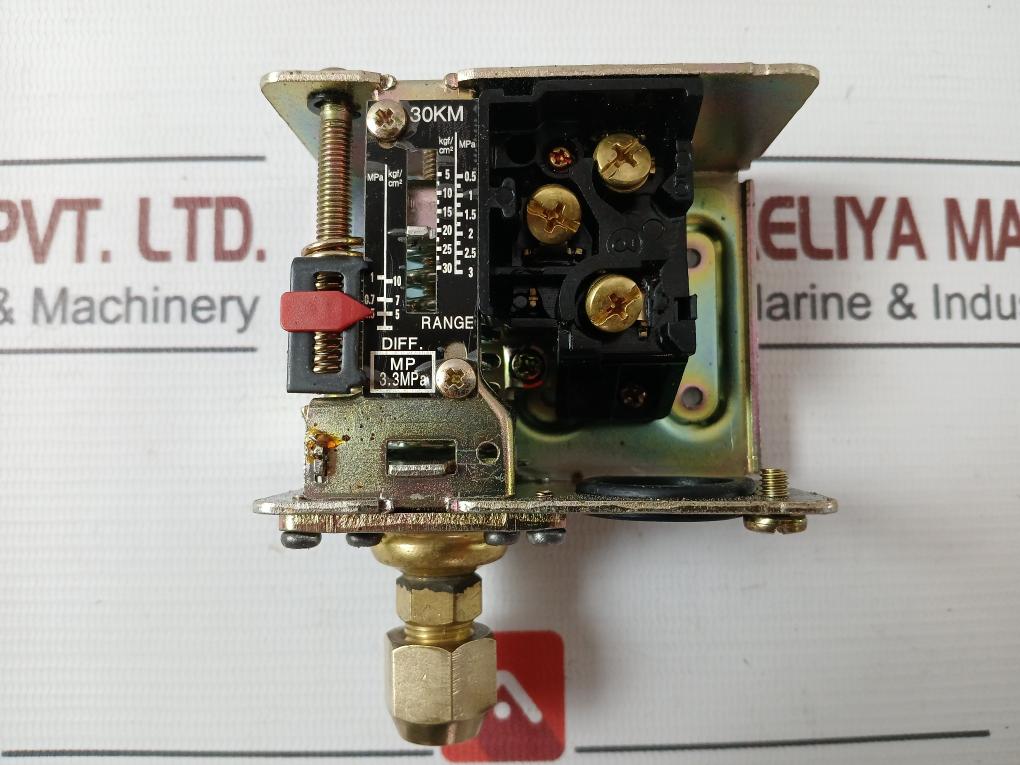 Linero Controls Hs-230 Pressure Control Switch 5-30 Kgf/Cm2 Ac 125V/250V 9147