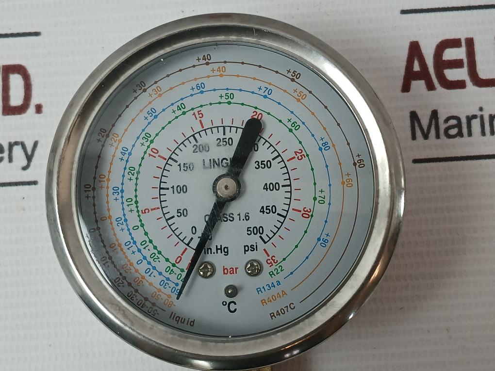 Lingdu -1 To 35 Bar Analog Pressure Gauge 63Mm