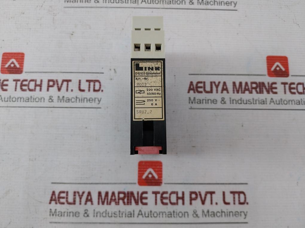 Link Sru2.2 Timing Module Relay 220 Vac 50/60 Hz 250V – 6A 8002