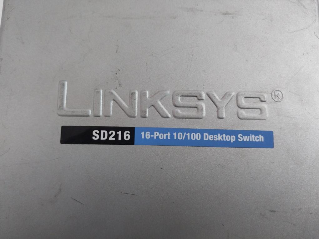 Linksys Sd216 16-port 10/100 Desktop Ethernet Network Switch Ver.2