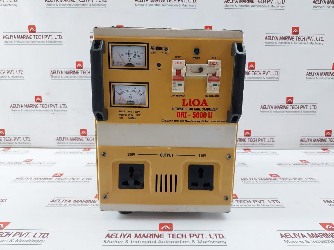 Lioa Dri - 5000 II Automatic Voltage Stabilizer 220V-110V Bp-45B 0-50A