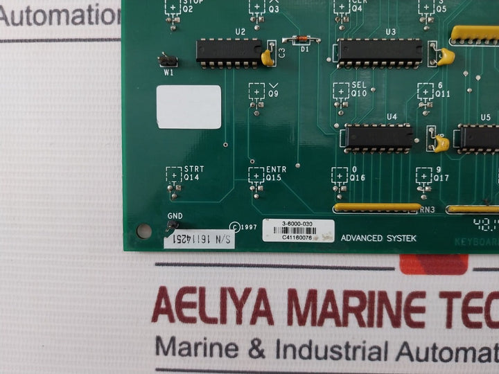 Advanced Systek 4-6000-030 Pcb For Keyboard 94V-0 C41160076