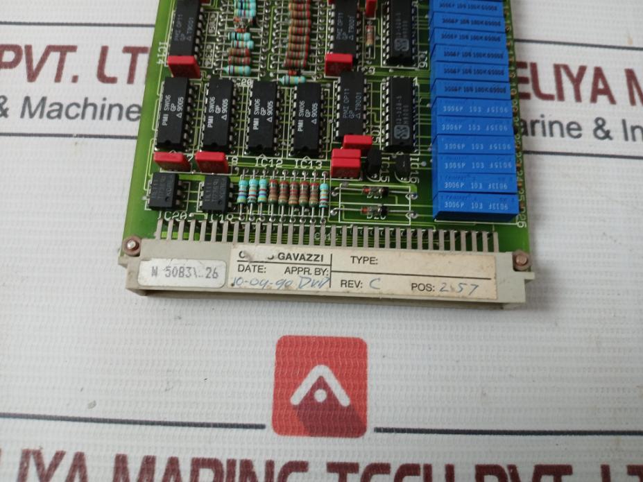 Lips Bv 4047A Alarm Control Panel Rack Module Rev.B 4018A 94V-0 Amp0291