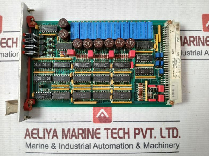 Lips Bv 4047A Alarm Control Panel Rack Module Rev.B 4018A 94V-0 Amp0291