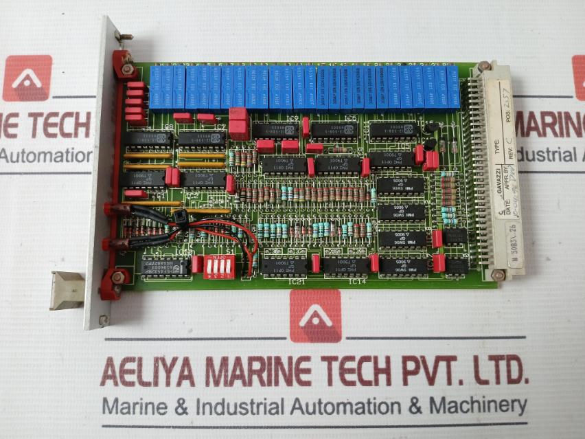 Lips Bv 4047A Alarm Control Panel Rack Module Rev.B 4018A 94V-0 Amp0291