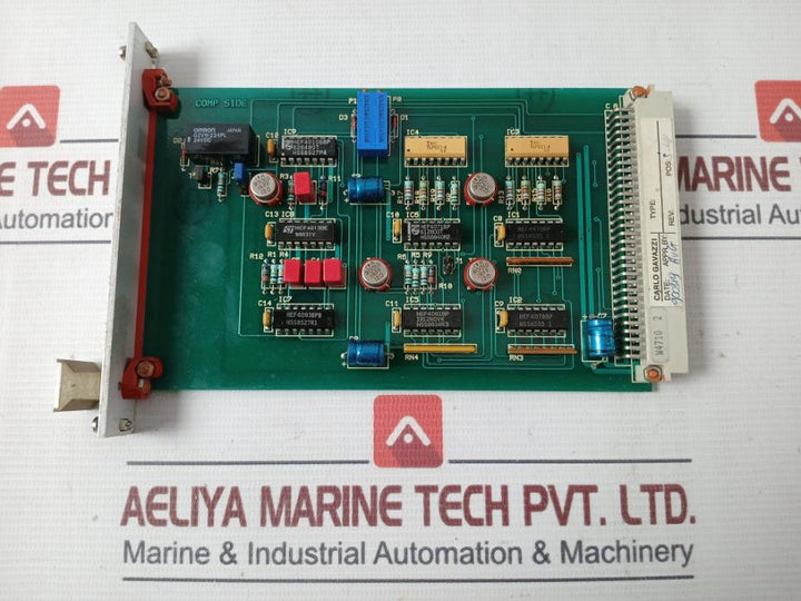 Lips Bv 4047A Alarm Control Panel Rack Module Rev.B 4018A 94V-0 Amp0291
