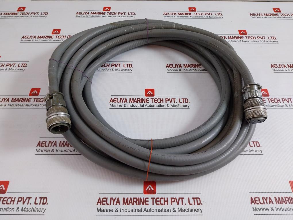 Liquatite 10 Meter 3/8" At Circular Mil-spec Connector Cable Assembly