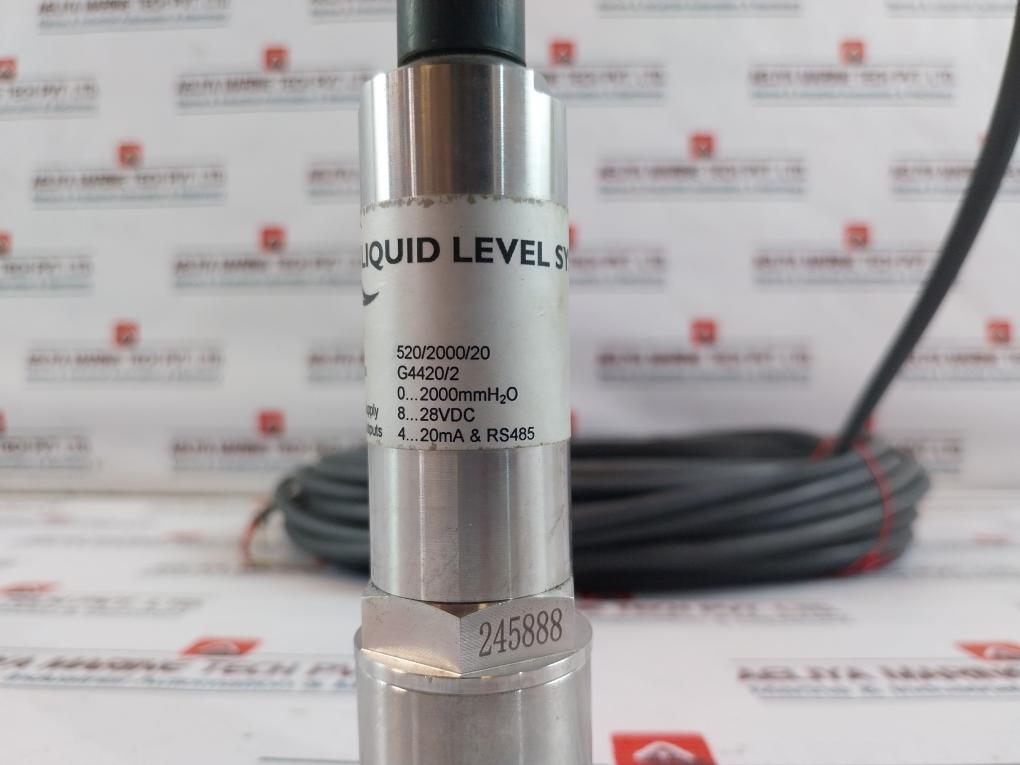 Liquid Level Systems 520/2000/20 Water Level Transducer 20 Meter