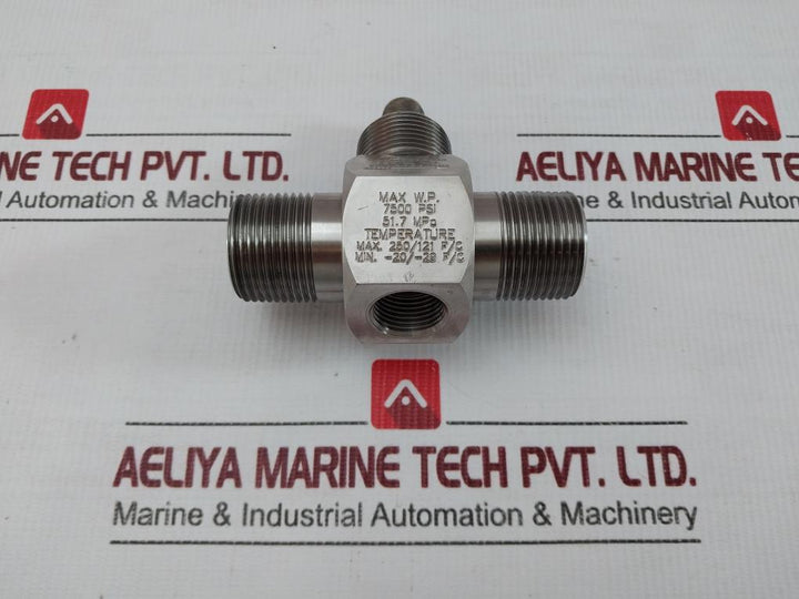 Liquid Turbine Flowmeter 7500 Psi/51.7 Mpa Nuflo 9A-100003522