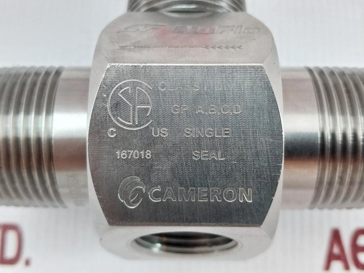 Liquid Turbine Flowmeter 7500 Psi/51.7 Mpa Nuflo 9A-100003522