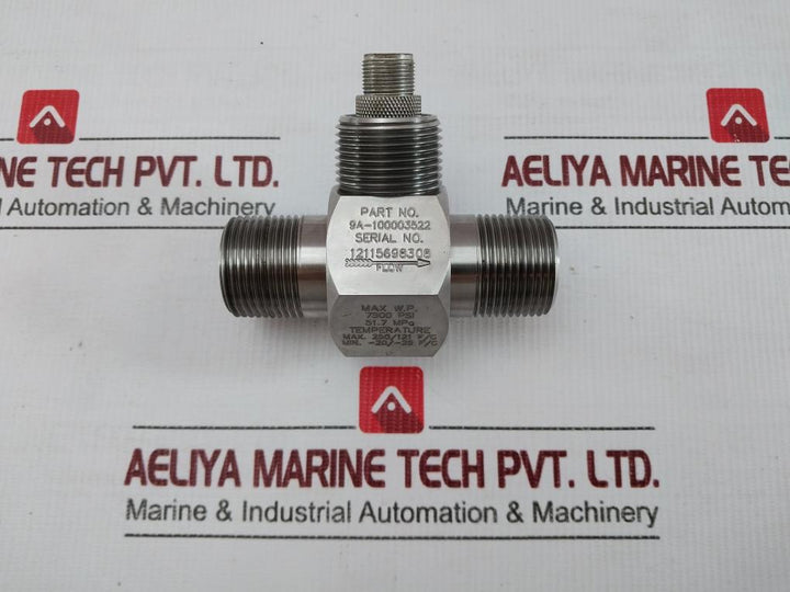 Liquid Turbine Flowmeter 7500 Psi/51.7 Mpa Nuflo 9A-100003522