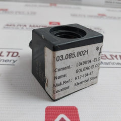 Lisk Ireland K12-97 Solenoid Coil 220Vac 60Hz Ijd
