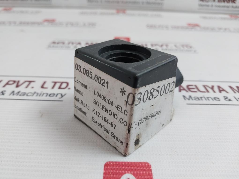 Lisk Ireland K12-97 Solenoid Coil 220Vac 60Hz Ijd
