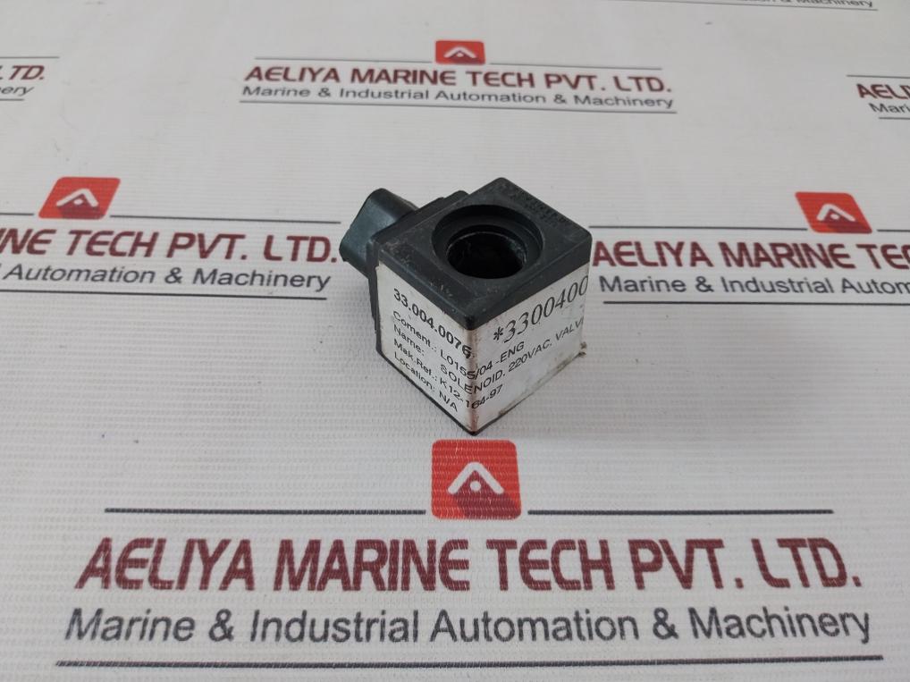 Lisk Ireland K12-97 Solenoid Valve 220V Ac 60 Hz
