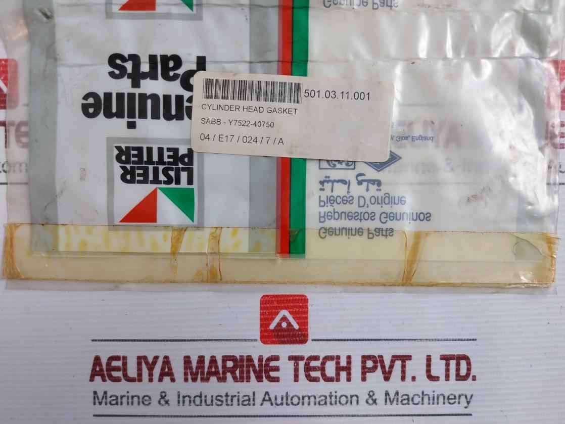 Lister Petter Cylinder Head Gasket 752-40751