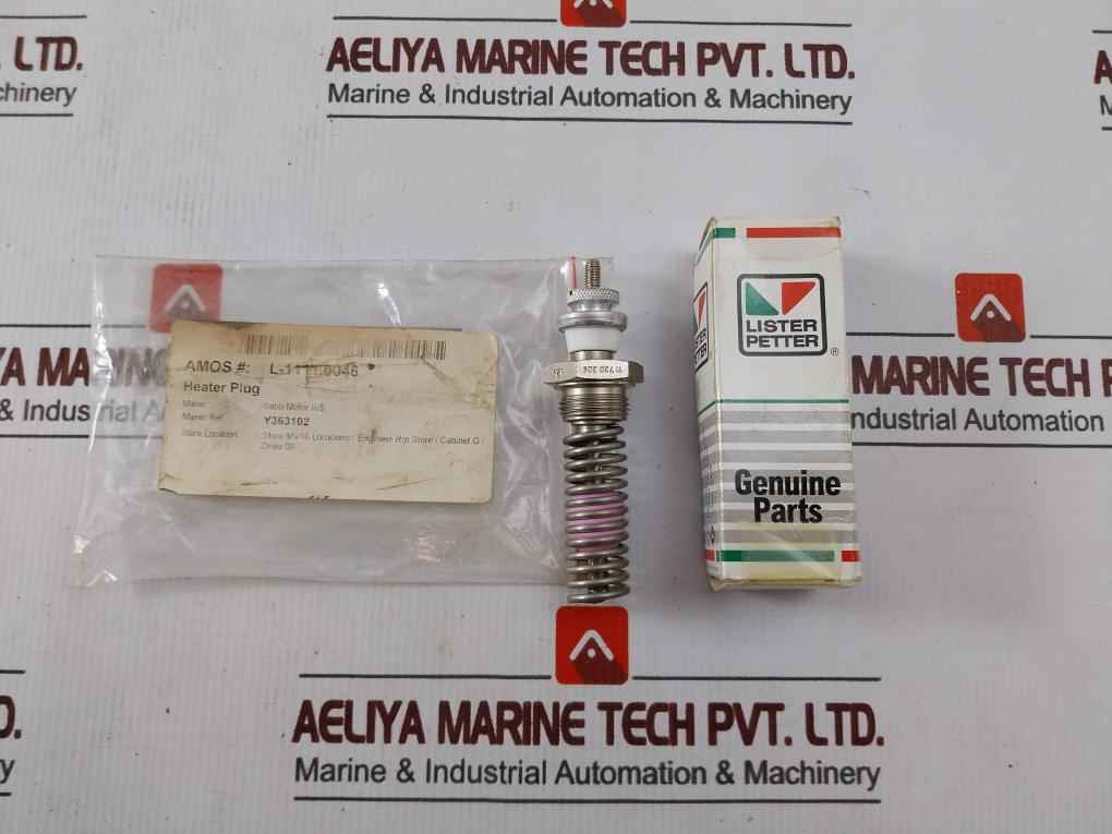 Lister Petter P363102 Heater Plug 12V M8