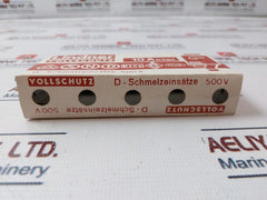 Lot of 5X LJS Lindner 500V Full Protection Fuse